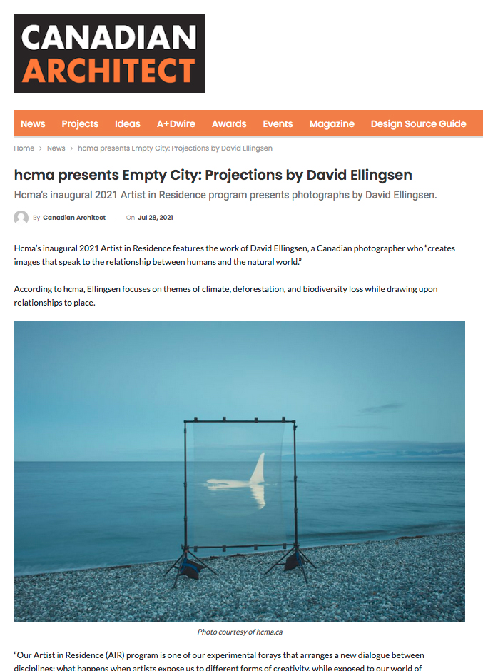 Projections in Canadian Architecture